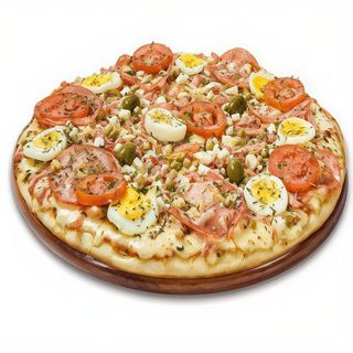 1 Pizza Portuguesa.