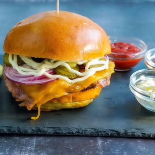 Bacon Cheese Burger.