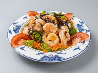 Salada de gambas