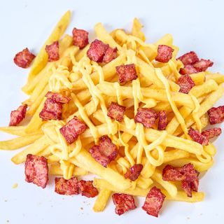 Batata Frita Grande com Bacon e Cheddar 