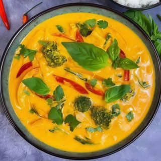 Traditional Thai Yellow Curry (Curry amarelo tailandês tradicional)