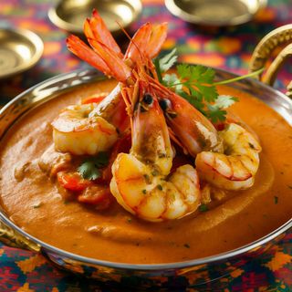 Camarão Tikka Masala