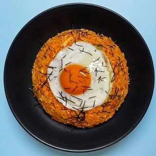 Vegetarian Kimchi Fried Rice