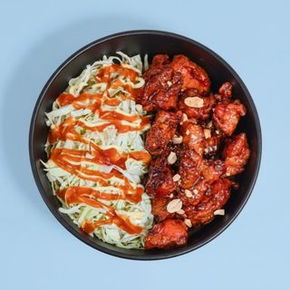 Dakgangjeong sweet and spicy with Salad