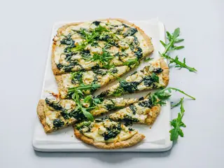 Ricotta Spinach Pizza