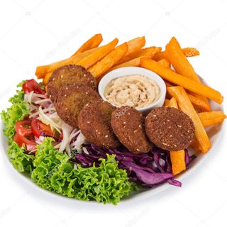Falafel no Prato