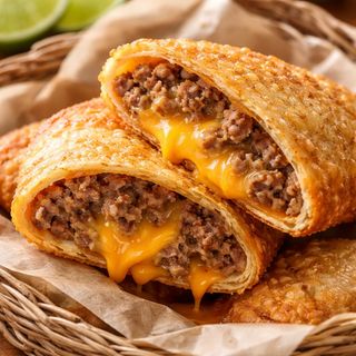 Pastel Carne com Cheddar