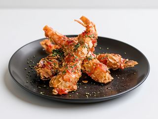 Tempura de Camarão com Amêndoa (4 Unidades)