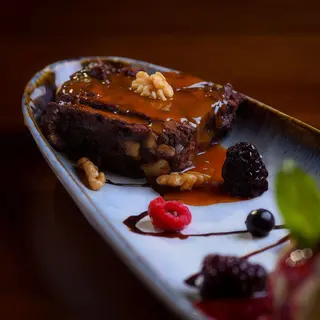 Brownie de Chocolate com caramelo salgado