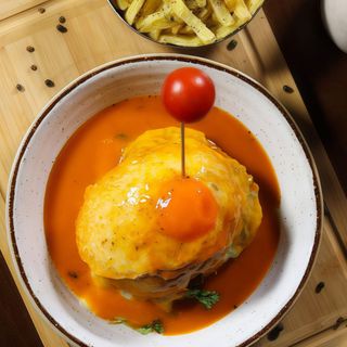 Hambúrguer no forno