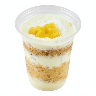 Bolo no Pote Abacaxi com coco