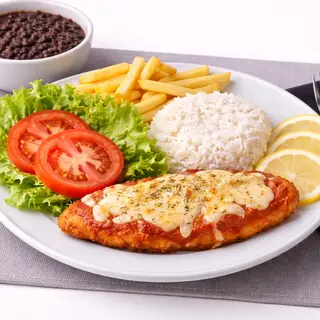 Menu Frango à Parmegiana