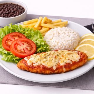 Menu Frango à Parmegiana