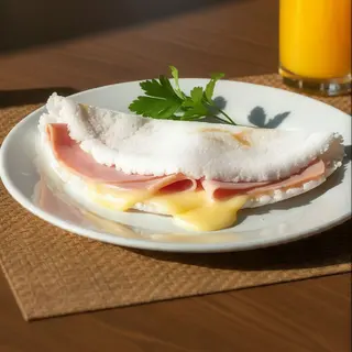 Tapioca Mistas (Queijo e Fiambre)