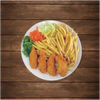 Menu Crispy Chicken no Prato