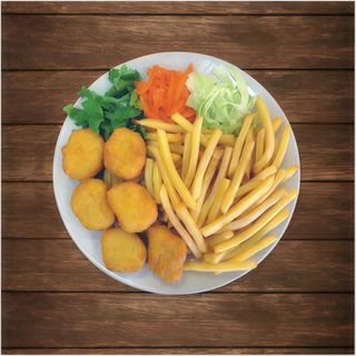 Menu Nuggets no Prato