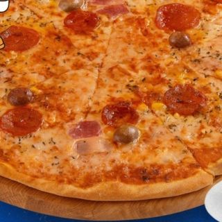 Pizza Mista Familiar