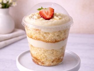 Cake Baunilha e recheio branco