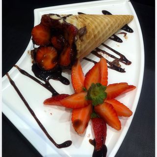 TEMAKI MORANGO COM NUTELLA 