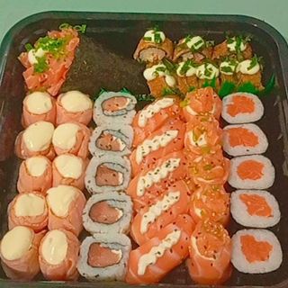 Combo 40 peças 1 temaki Filadélfia 