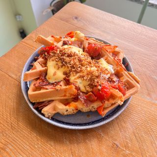 Savory Waffle/Panqueca