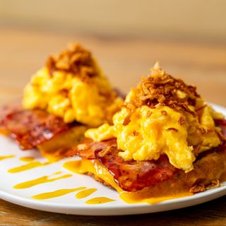 Hash Brown de Ovos Mexidos