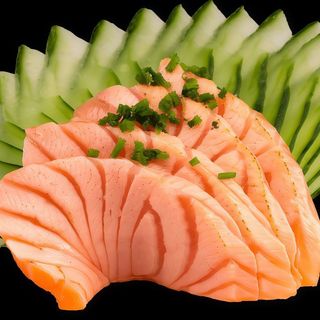 Sashimi de Salmão Braseado 