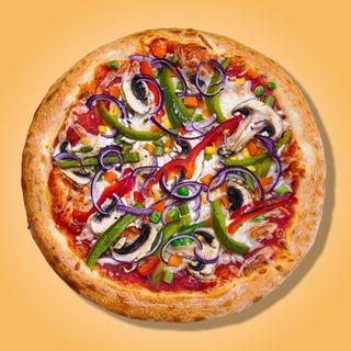 Vegetarian Pizza Média