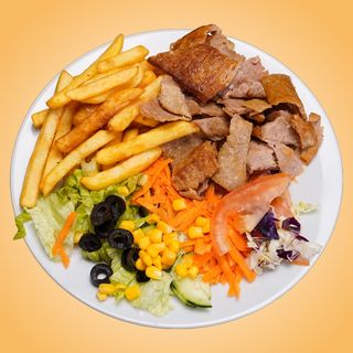 Kebab Prato (Frango/Carne/Mistura)