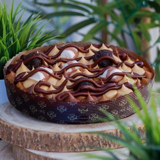 Tarte de Brownie com 3 recheios