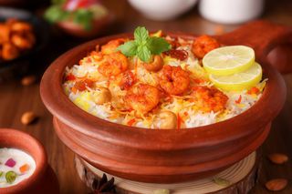 Biryani de Camarão