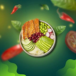 Poké Tempura Camarão