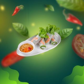 Fresh Spring Roll Camarão-2 unidades