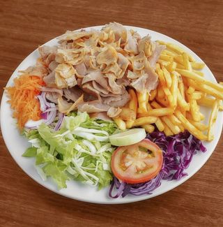 Menu Kebab no Prato