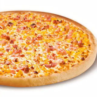 Pizza de Milho e Bacon
