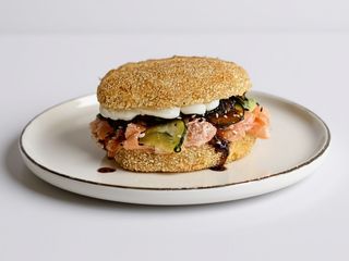 Hambúrguer de Salmão