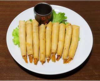 M102. Crêpe de Camarão 9 Peças