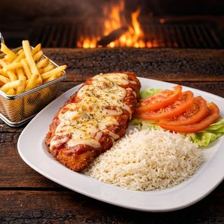Menu Frango à Parmegiana