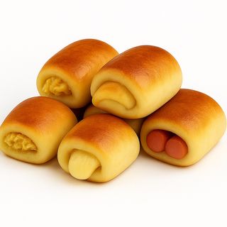 Mini assados sortidos c/ 6 unidades