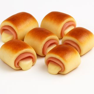 Fiambre, queijo e bacon c/ 6 unidades