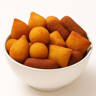 Mini fritos sortidos porção com 10 unidades 