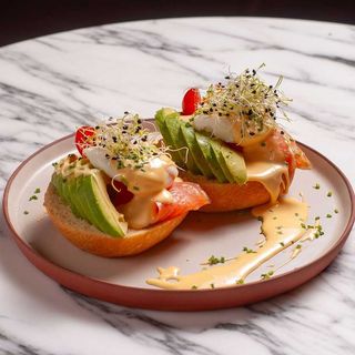 Egg & Salmon Brioche