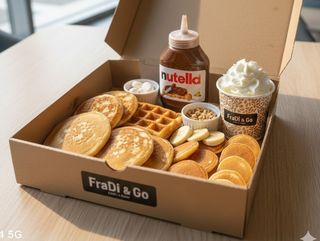 Combo Sweet Box: Panquecas & Waffles