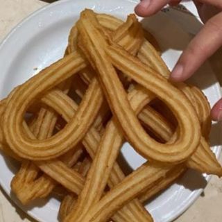 Churros com Nutella