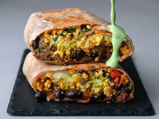 Menu Burrito Vegetariano