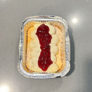 Bolo Ninho Frutas vermelhas marmitinha