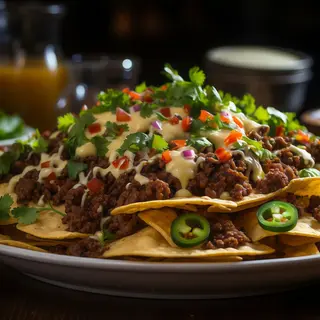 Carne com Nachos