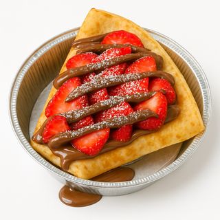 Crepe Nutella e Morangos