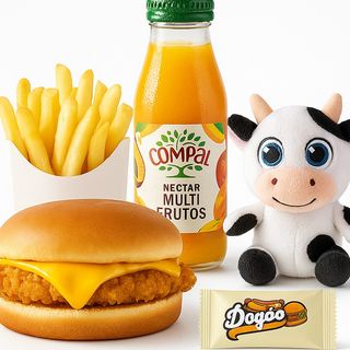 Kids Chicken Burger Menu