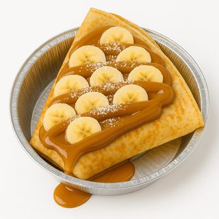 Crepe Doce de Leite e Banana
